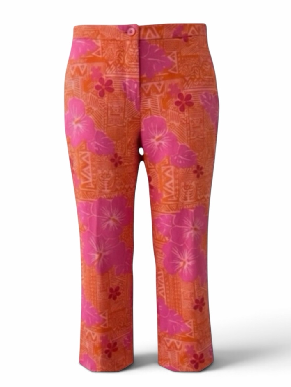 Lilly Pulitzer Sneaky Tiki Cropped Pants Size 6P